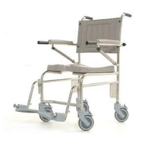Osprey 710 Attendant Shower Chair. Grey Right Facing.