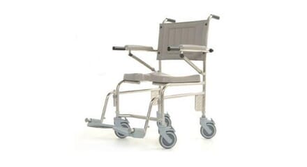 Osprey 710 Attendant Shower Chair. Grey Right Facing.