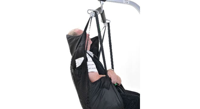 Flexi Spacer Sling, Wi th Male User Facing Right. 