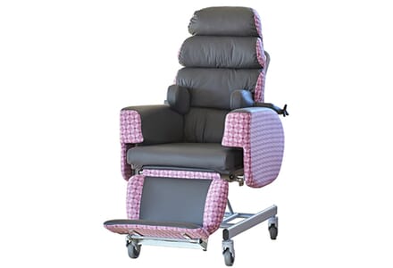 Kirton Florien Elite Chair, Purple and Black, Front Facing.