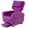 CareFlex HydroCare Chair Footrest Extended. Birdie Hoist, Left Facing. 
