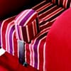 Kirton Duo Mini Chair. Red Close up of Pillow.