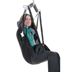 Cressy Spacer Sling, With Child Sat in Facing Right.