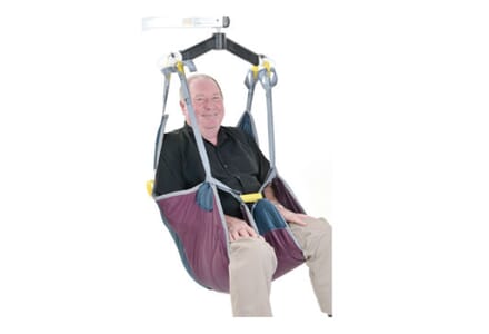 Deluxe Comfort Sling, With Male User Facing Right.