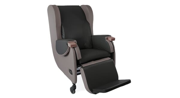 CareFlex HydroTilt Chair, Black Right Facing. 