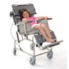 Osprey Paediatric Tilt in Space Shower Chair. Grey Right Facing, Child Sat in Chair.
