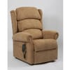 Primacare Brecon Rise and Recline Chair. Brown. Right Facing. 