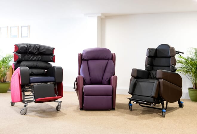 Three Disability Chairs for Short-Term Illness.