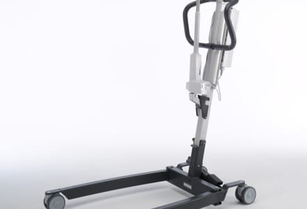 Invacare Birdie EVO Compact Hoist Side View, Left Facing.