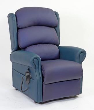 Side view of Monza Contract Express in Navy by Primacare