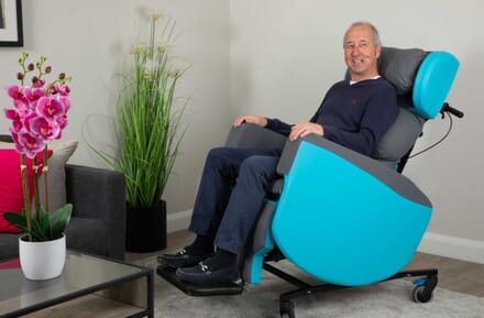 CareFlex MultiAdjust with patient sitting.