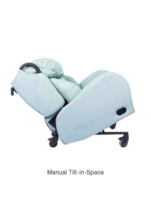 Cura Legacy chair tilted backwards