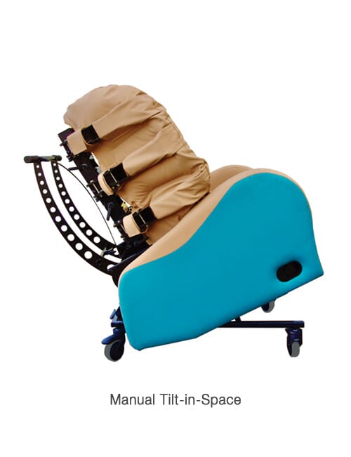 Cura Contour Chair with a manual backwards tilt