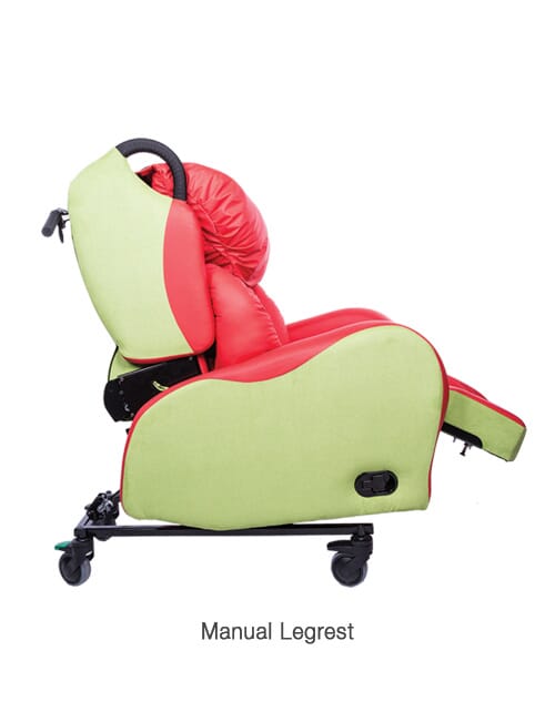 Cura Legacy Kinder Chair with manual leg rest