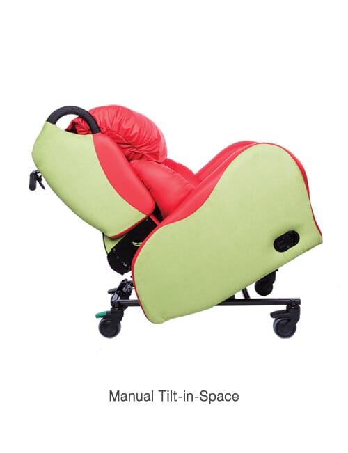 Cura Legacy Kinder Chair in tilt back position