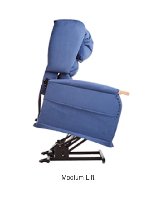 CURA Millennium Chair in medium lift position