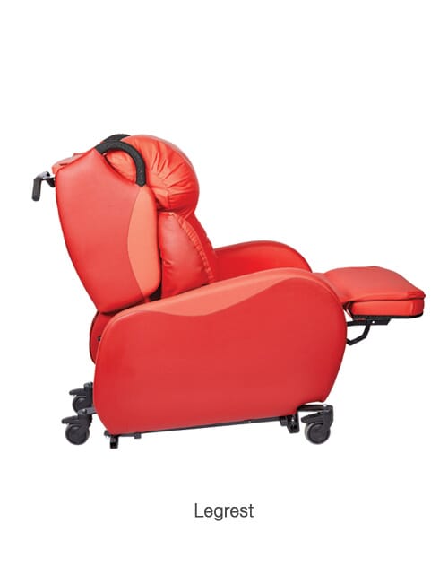 Multi Porta CURA Chair with raised leg rest