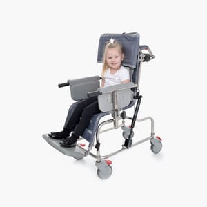 Osprey shower chair with child