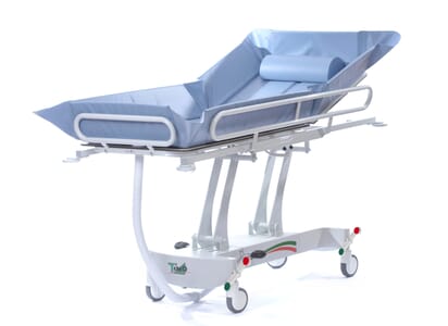 Hydraulic Timo Shower Trolley with Adjustable Backrest