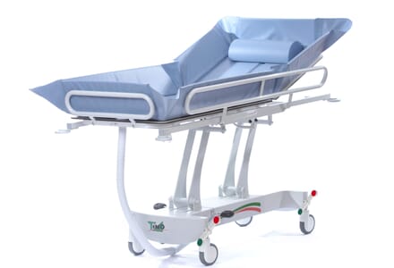 Hydraulic Timo Shower Trolley with Adjustable Backrest